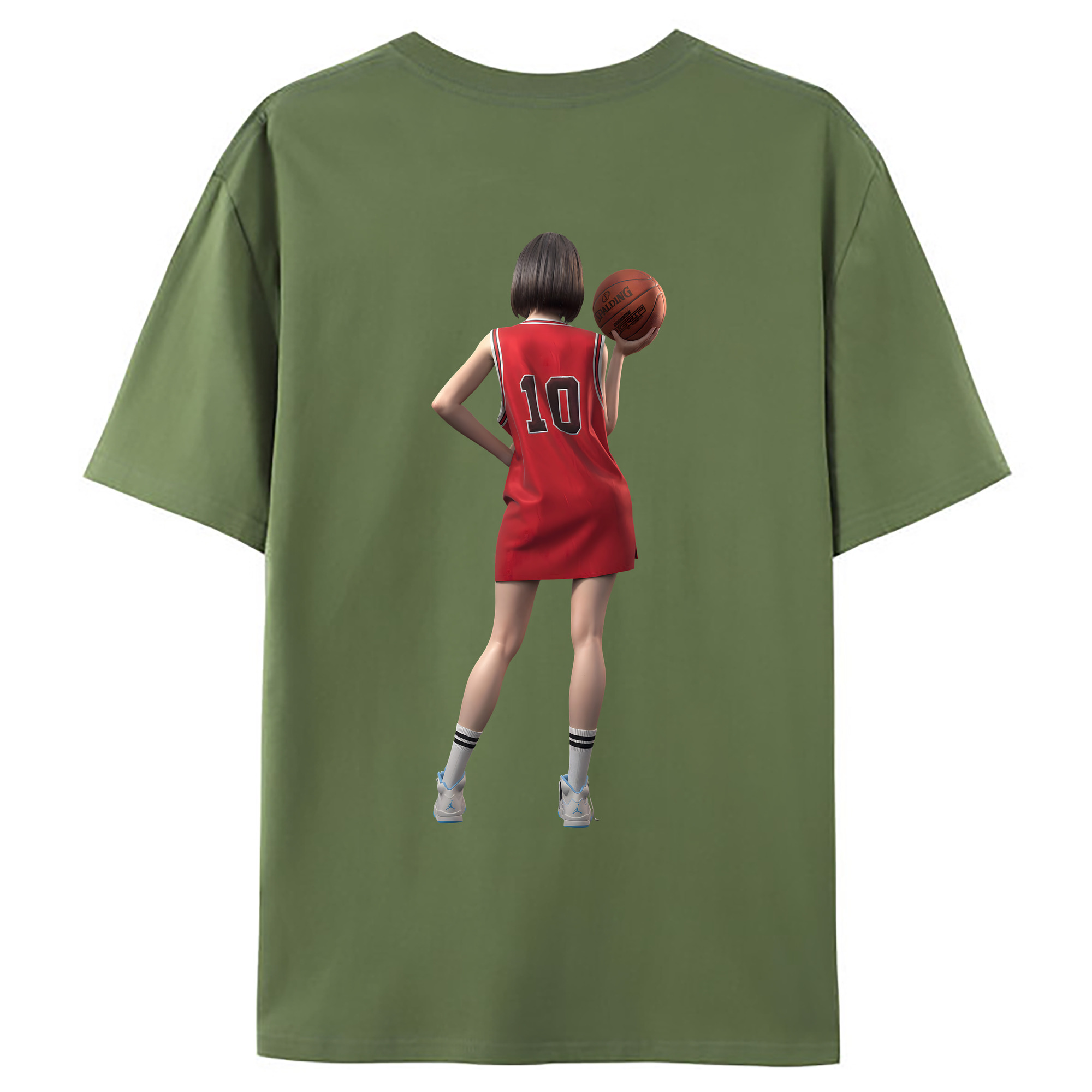 （画像用） SLAM DUNK／スラムダンク 綿100％ メンズ半袖Tシャツ（バックプリント） 通気性